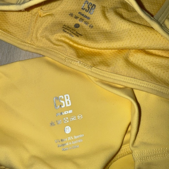 CSB Fade Ayla Crop Top & Scrunch Legging Set in Buttercup 💛✨ - Picture 5 of 5